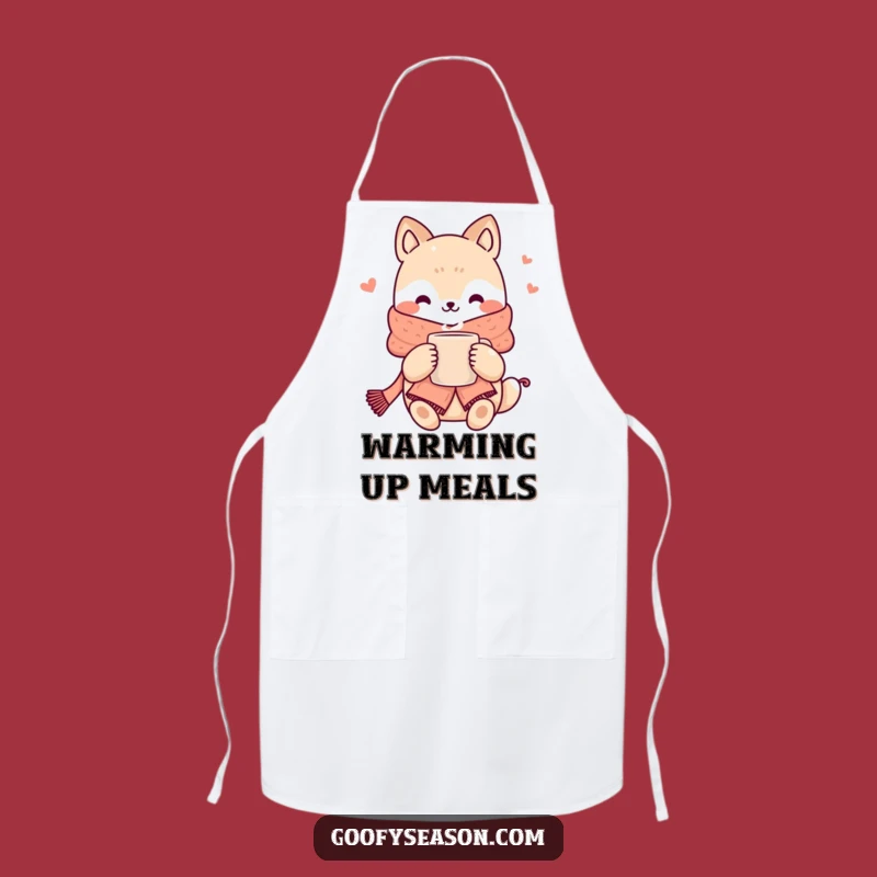 Funny Kawaii Cozy Animal Apron: Cook with Warmth and Hilarious Charm