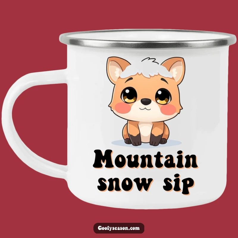 Funny Snowfall Watcher Animal Camping Mug - Winter Wonder Gift
