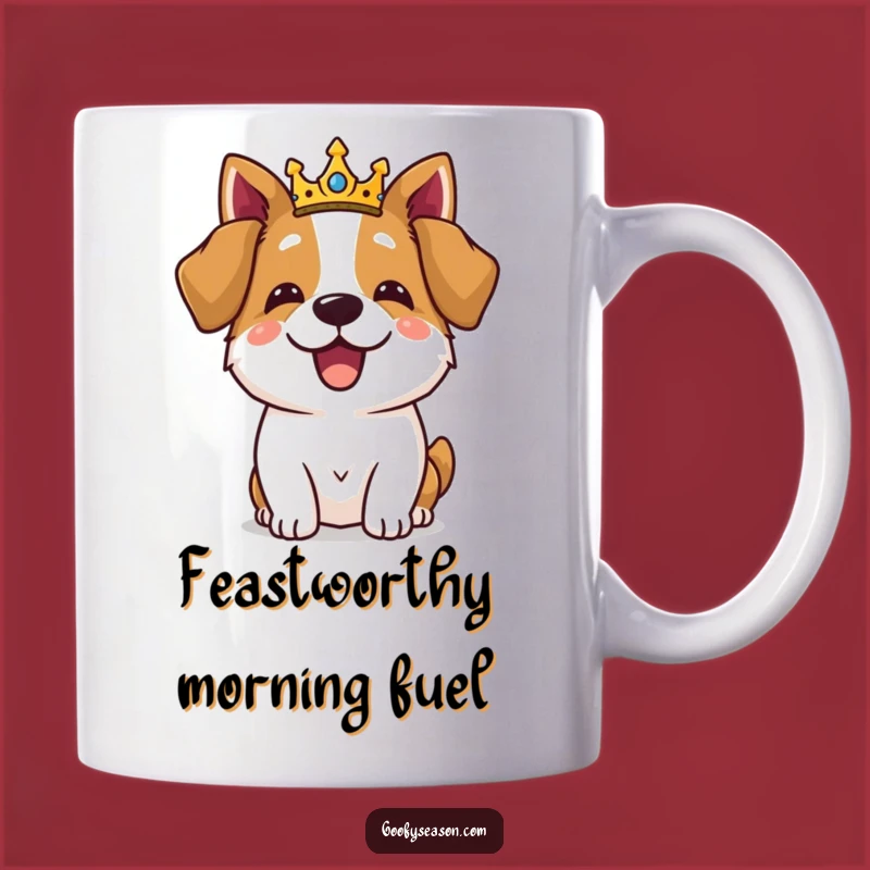 Funny Royal Dog Feast Mug: A Kingly Canine's Hilarious Celebration Gift