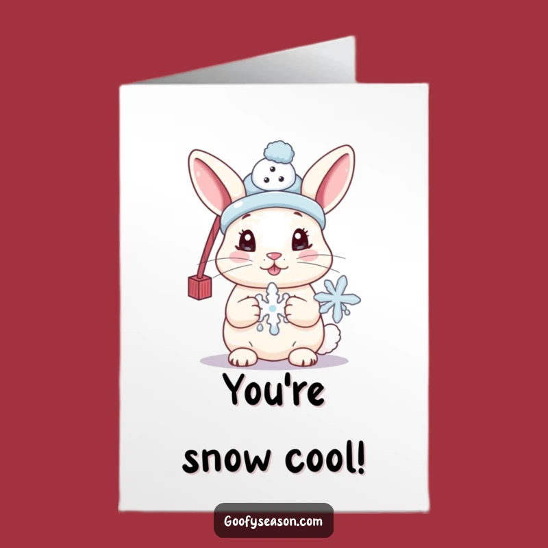 Free Printable Congrats Card: Bunny's Cool Achievement Funny Downloadable