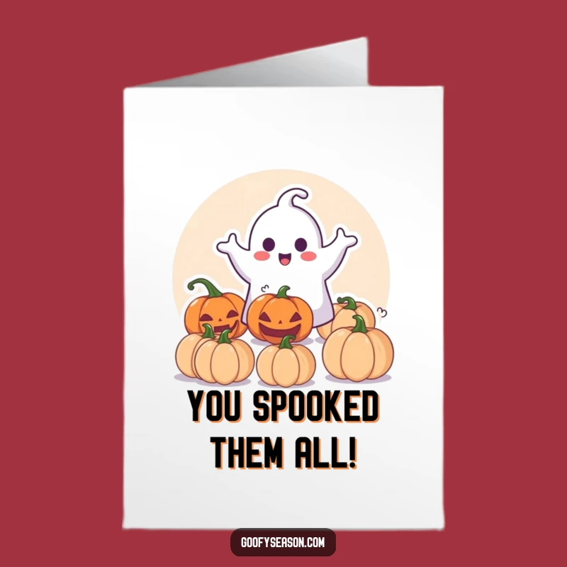 Free Printable Ghostly Congrats Card: Playful Downloadable for Surprising Success