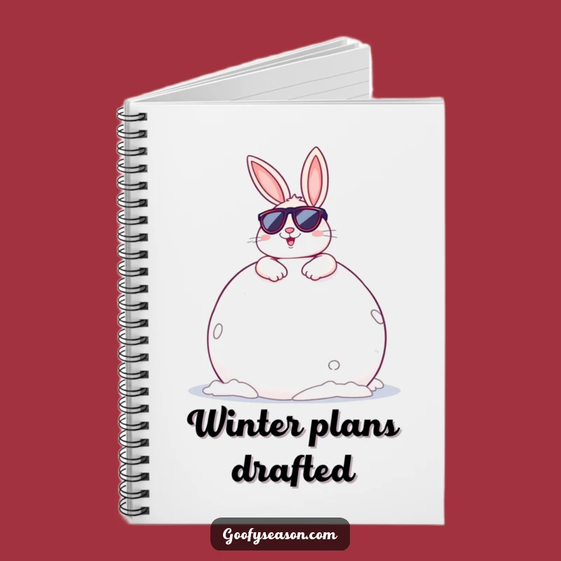 Funny Bunny Snowball Notebook: Jot Down Cool Ideas with This Fun Journal