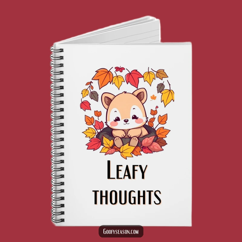 Funny Cozy Animal Leaf Journal - Perfect Gift for Writers