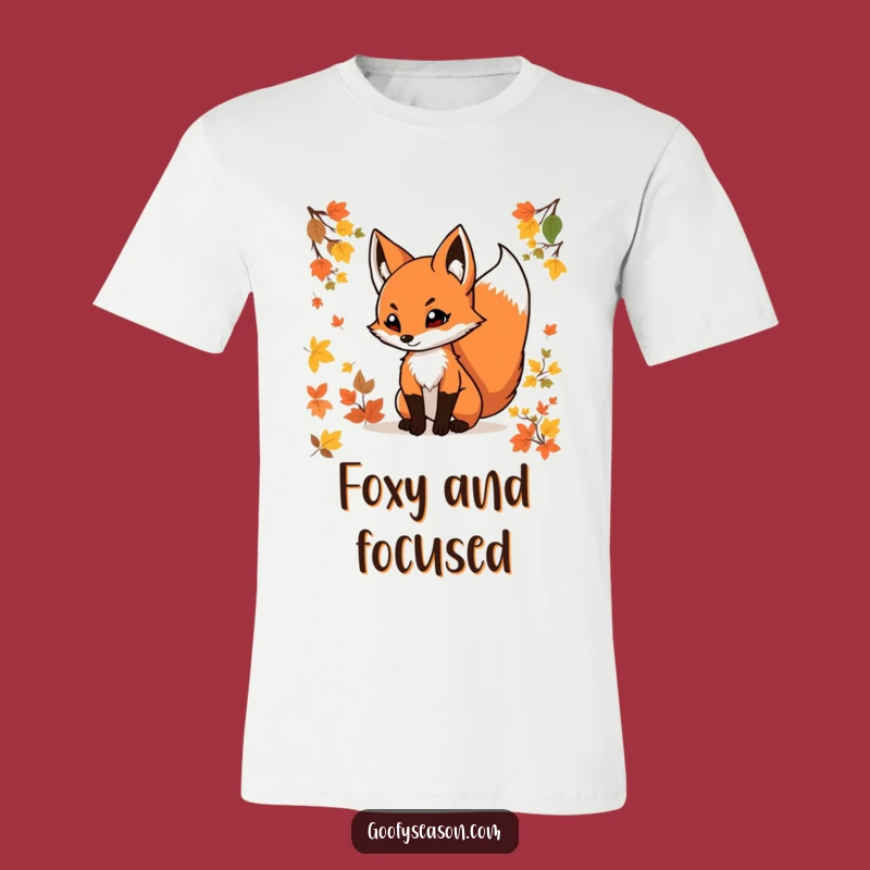 Funny Fox Autumn T-Shirt: Bold Woodland Design, Great Gift!