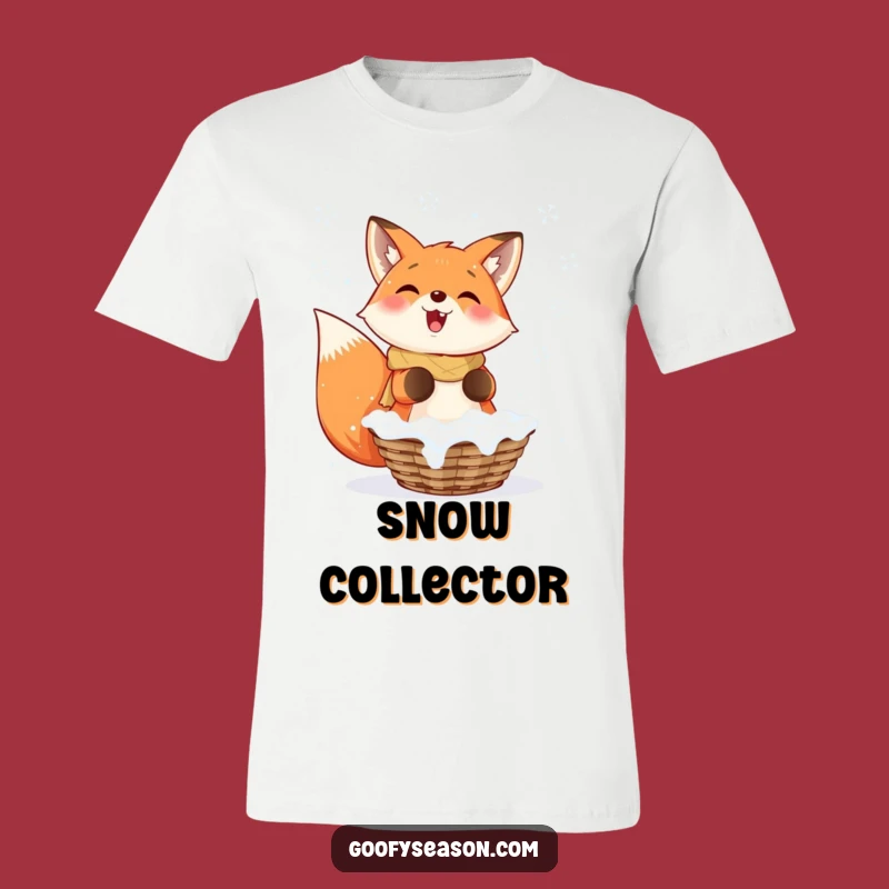 Funny Fox Snowflakes T-Shirt: Wear Your Winter Enthusiasm with Hilarious Style