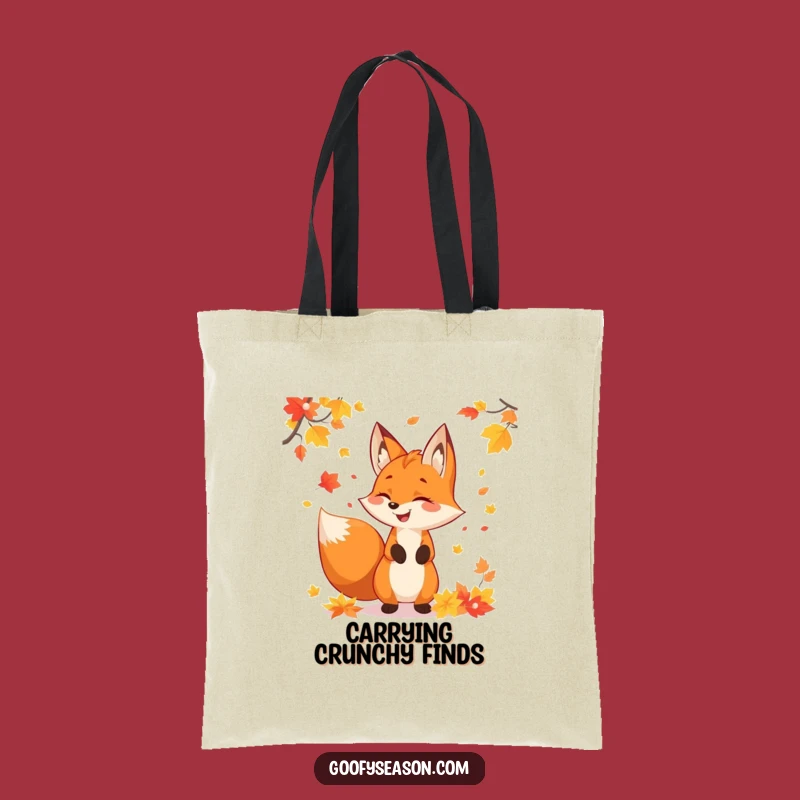 Funny Fox Autumn Leaves Tote Bag - Carry Fall Fun Everywhere You Go