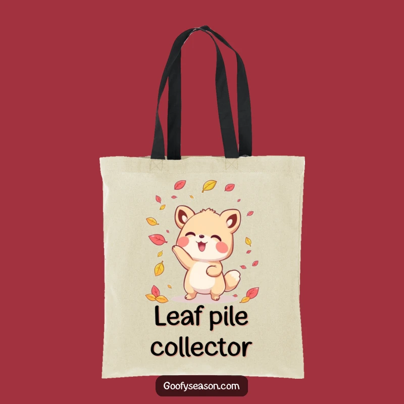 Funny Kawaii Autumn Animal Tote Bag: Carry Your Fall Favorites with Hilarious Style