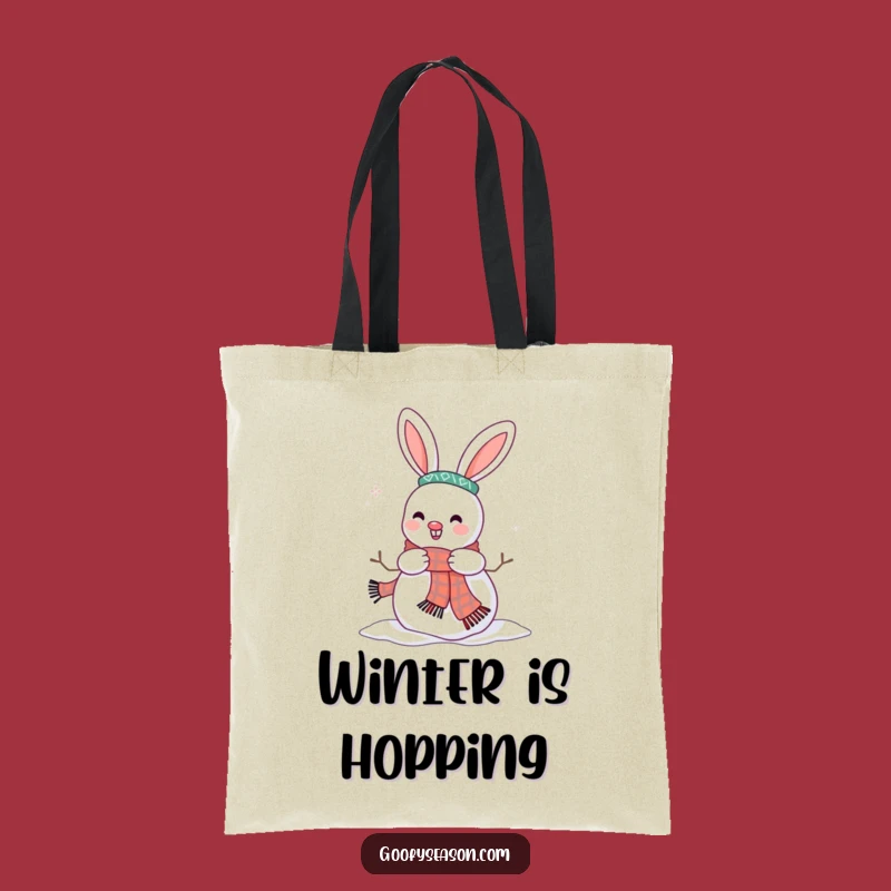 Funny Bunny Snowman Tote Bag: Carry Your Laughs with This Chic Accessory